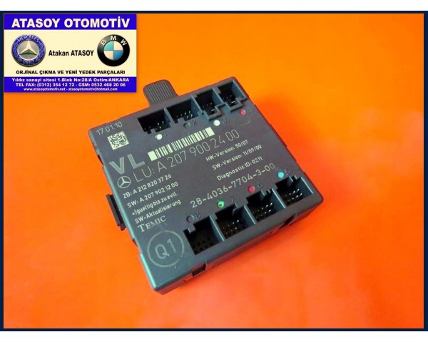 MERCEDES W207 SOL KAPI BEYNİ 2129009029 2079002500 2079002400 2079001100 2079000900 2079000700 A2129009029 A2079002500 A2079002400 A2079001100 A2079000900 A2079000700 W207 VL KAPI BEYNİ